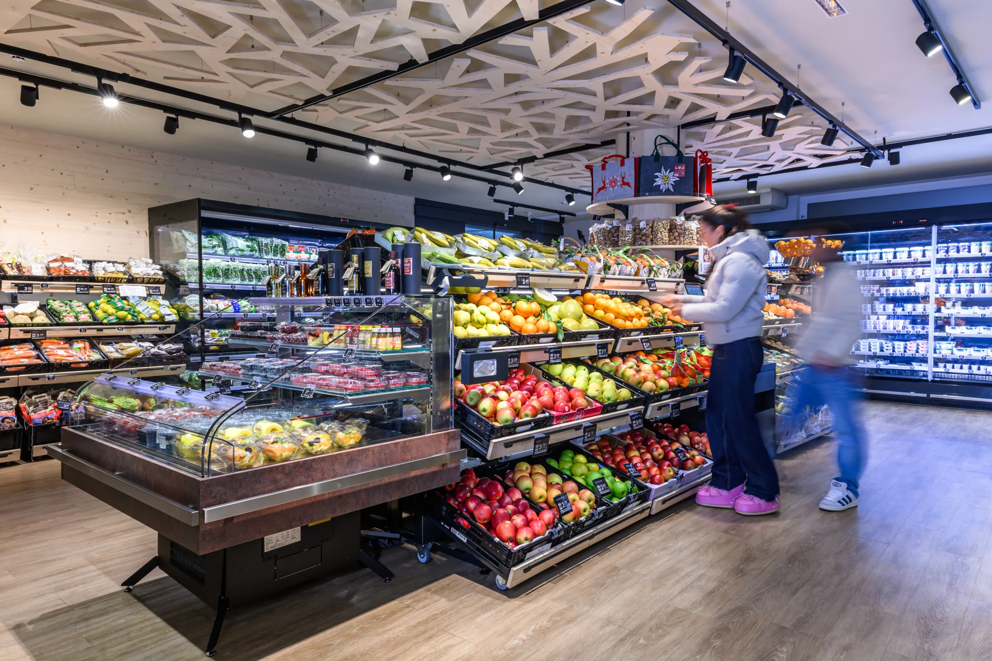 Organic groceries and vegan products at Despar Senoner Sartëur Val Gardena